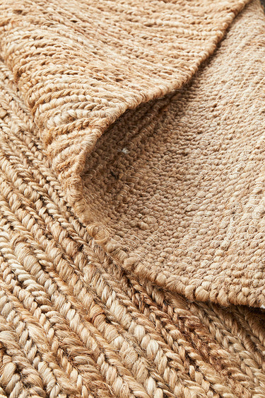 Rave Dune Natural Jute Textured Hand Loomed Eco-Friendly Rug